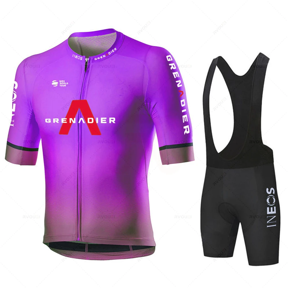 Ineos Grenadier Cycling Jersey Set Men Breathable Uniform Bike Clothing Quick Dry Bicycle Clothes Roupa Ciclismo Maillot Hombre 4