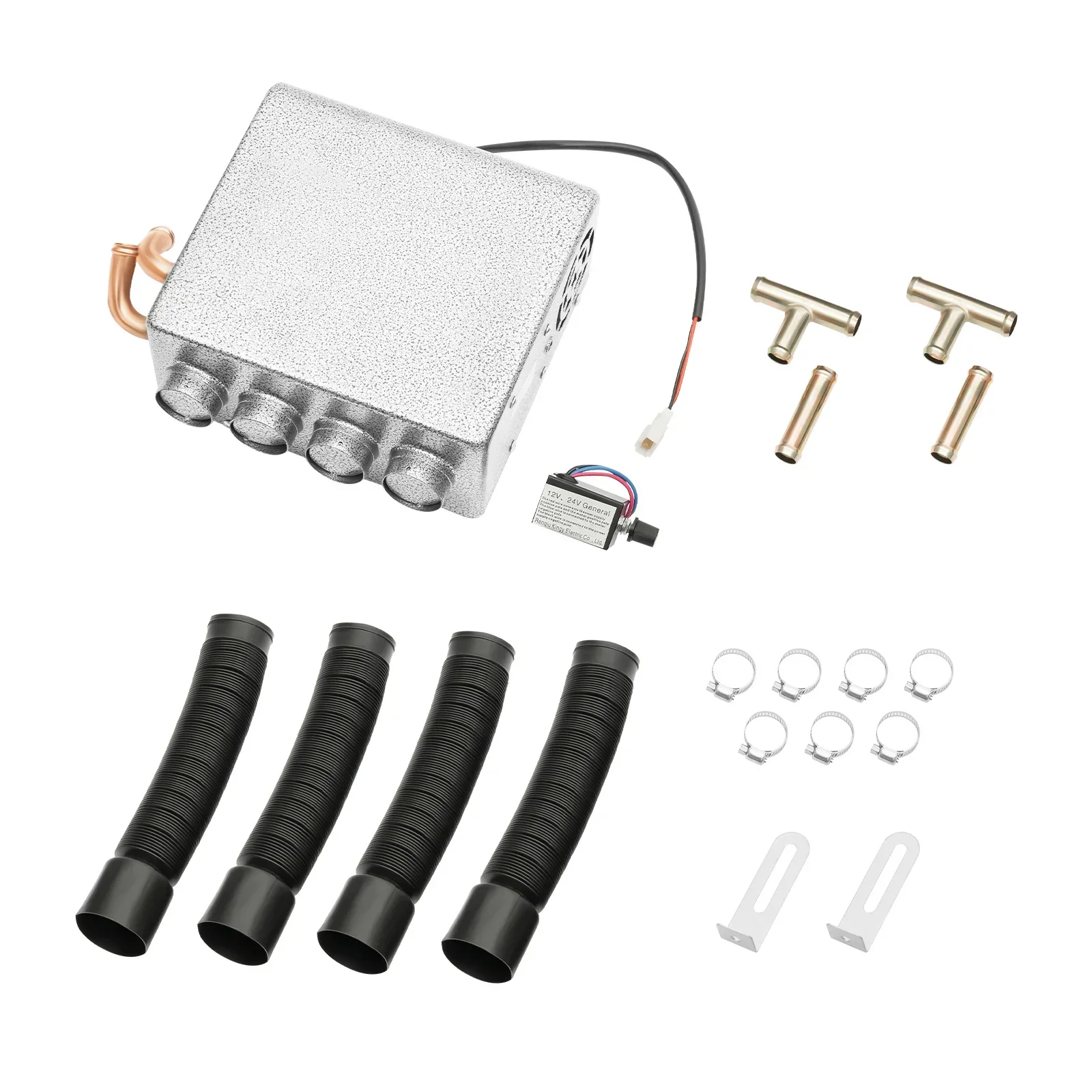 12 V, verbesserte Universal-Zusatzheizung, Unterbassheizung mit Geschwindigkeitsschalter für Auto- oder LKW-Minifahrer, Bagger, Ernte – Detail 14