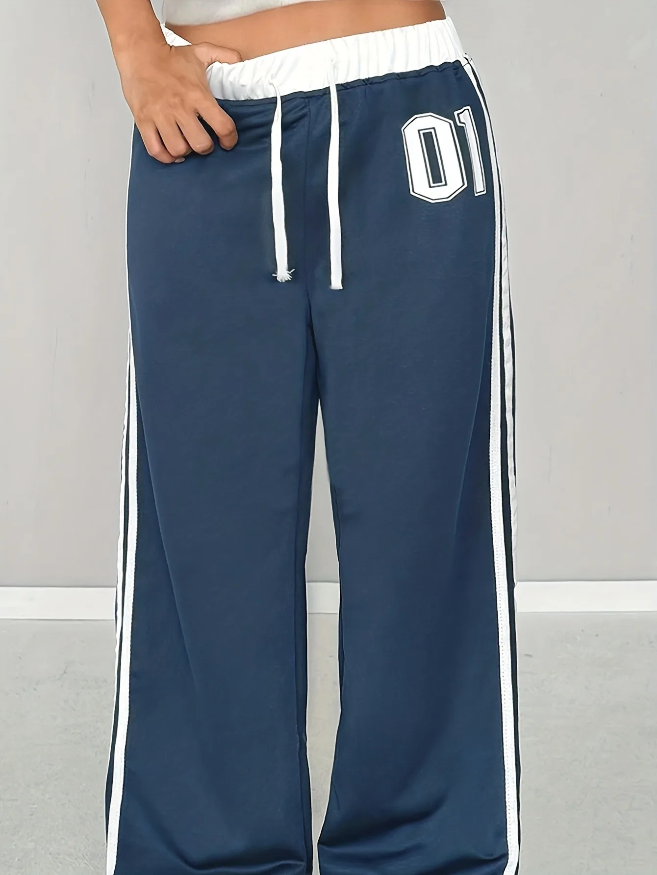 Girls Striped Wide Leg Pants 6