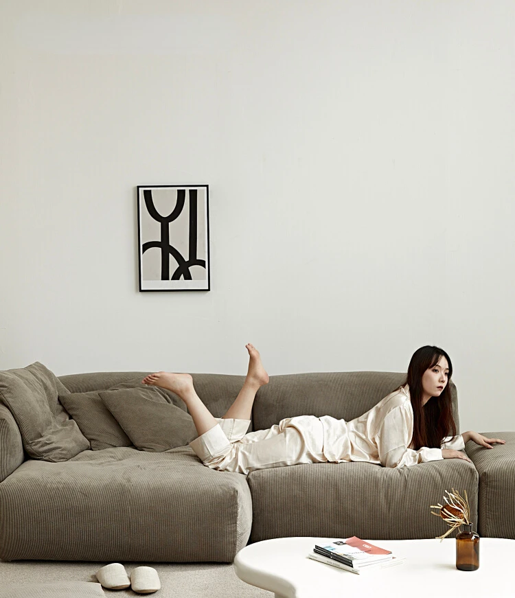 

Nordic sofa minimalist module living room free combination