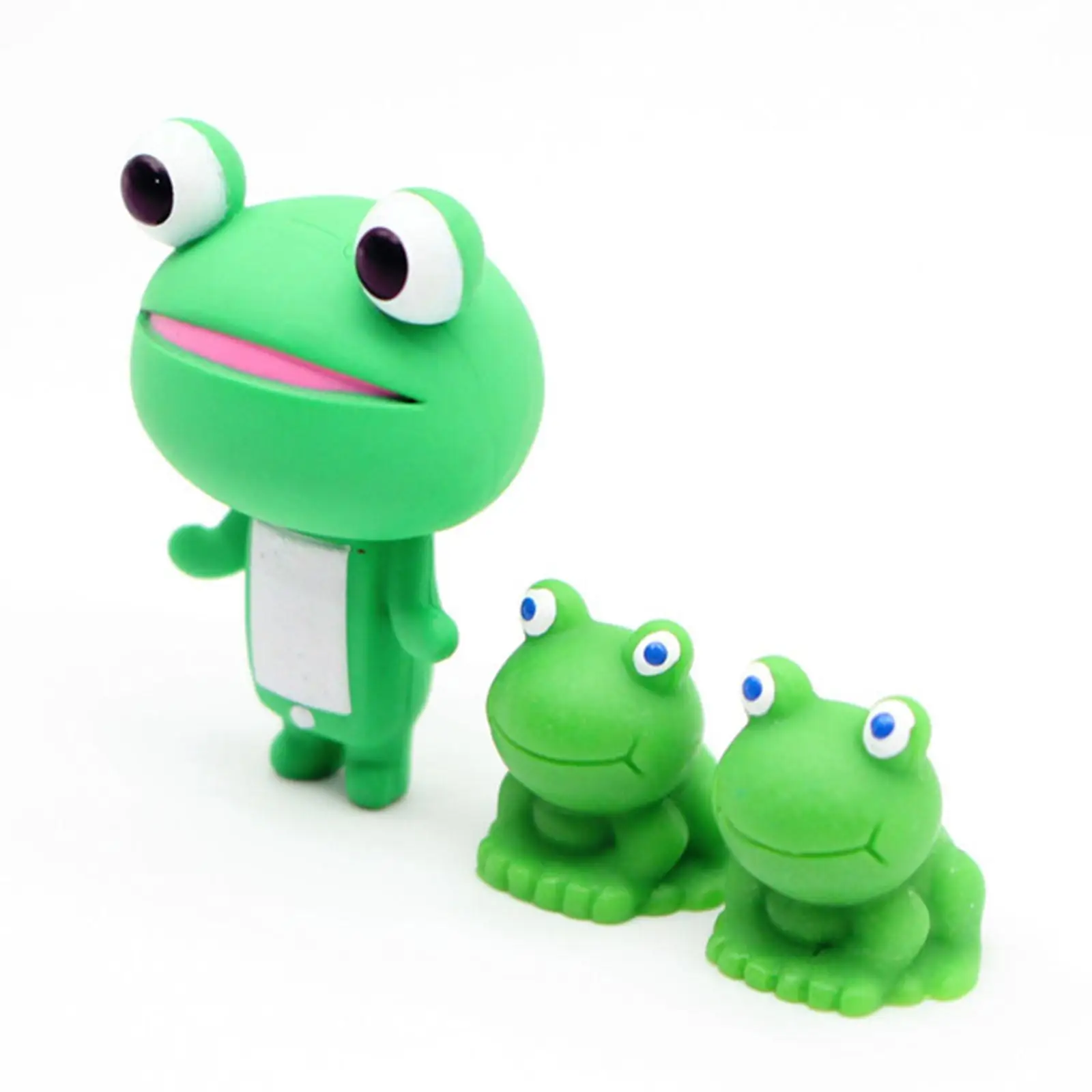 3 Pz Mini Resina Rane Artigianato Sabbia Tavolo Desktop Giardino Fata Verde Giardino Ornamento Per La Casa Piccole Rane Figurine Casa Delle Bambole De