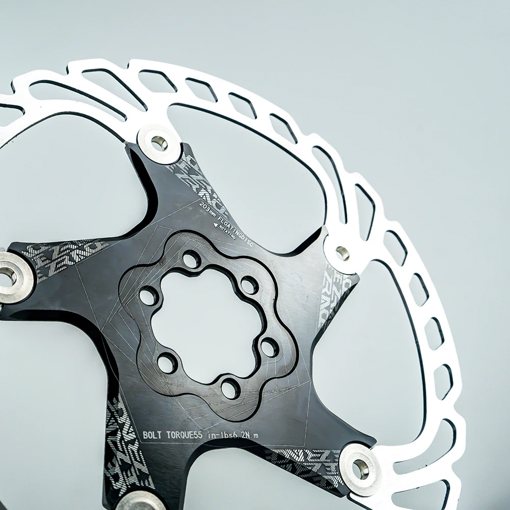 Bike Brake Rotor Strong heat dissipation floating 160mm 180mm 203mm MTB disc brake ZRACE