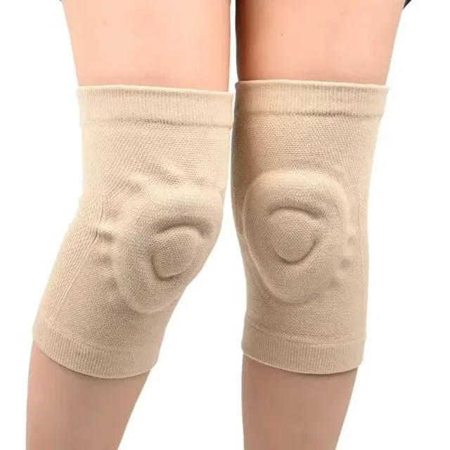 1pcs Fitness Dance Silicone Knee Pads Sport Sknee Pads Basketball Pressurized Cycling Roller Skating Silicone Thin Knee Pads 3