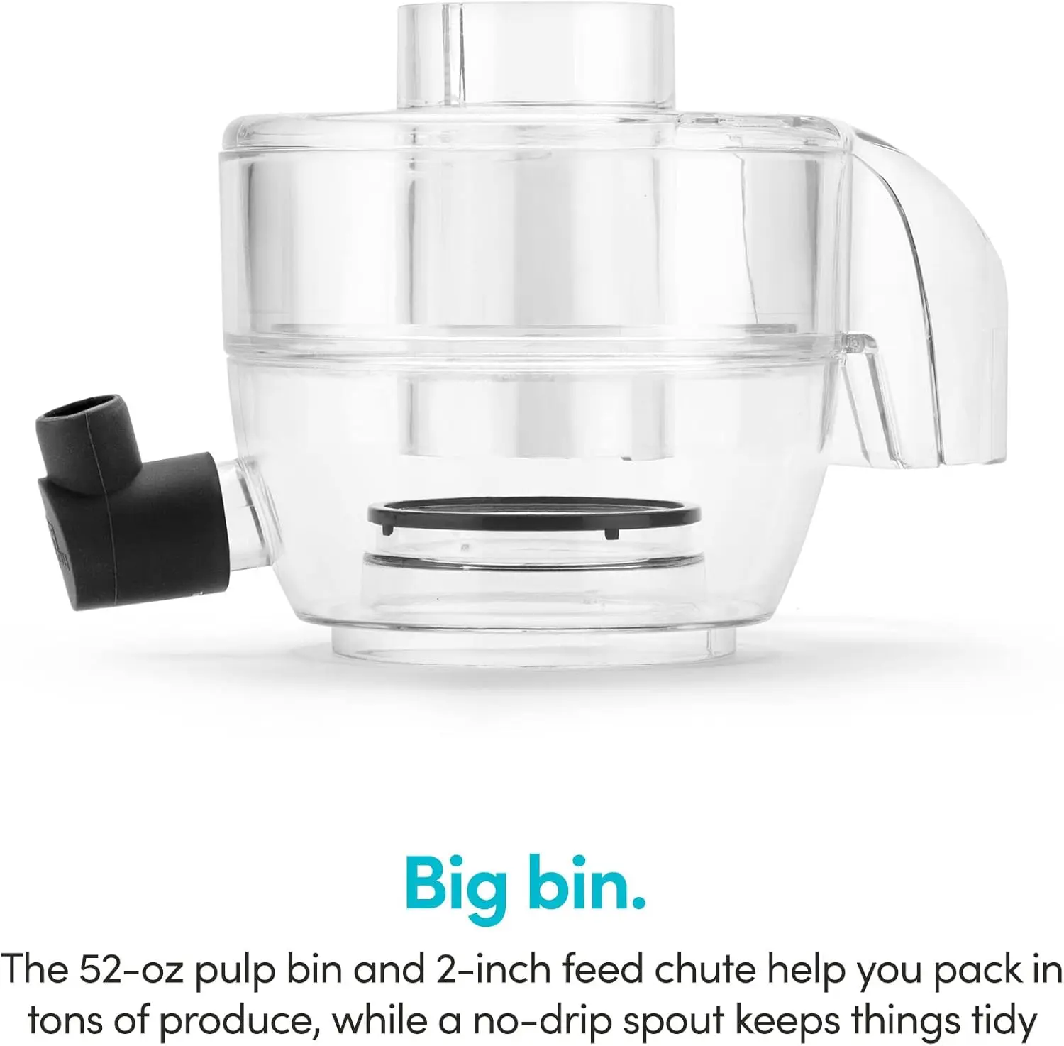 Mini Juicer with Cup, Black and Silver 5