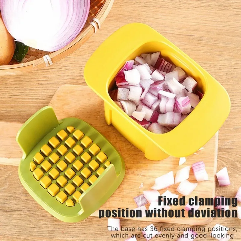 Multifunctional Stainless Steel Blade Chopper for Cucumbers Carrots Onions Vegetable and Fruits Vegetable Chopper Onion Dicing