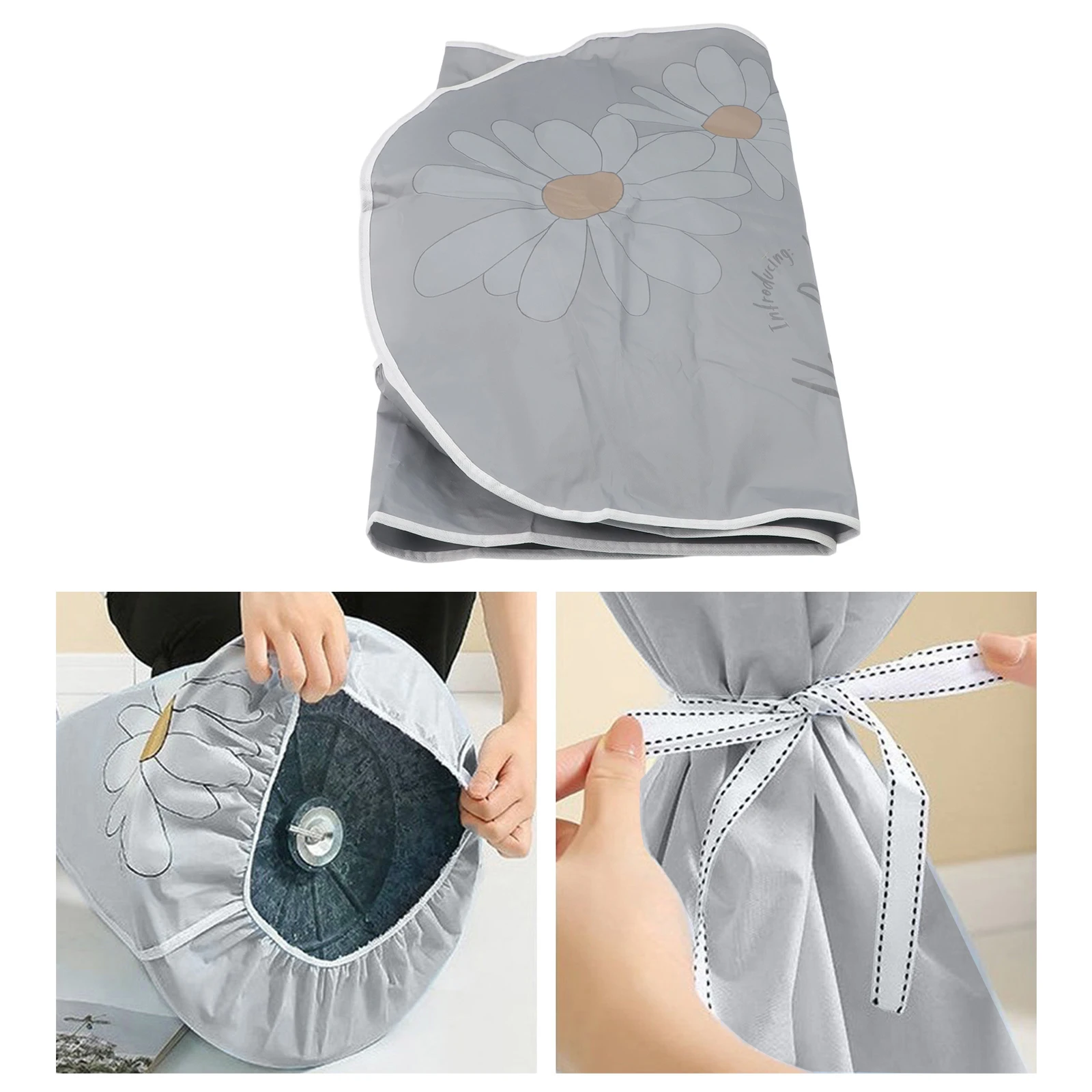 1pc All-inclusive Waterproof Fan Dust Cover Household Floor Pedestal Standing Fans Protective Washable