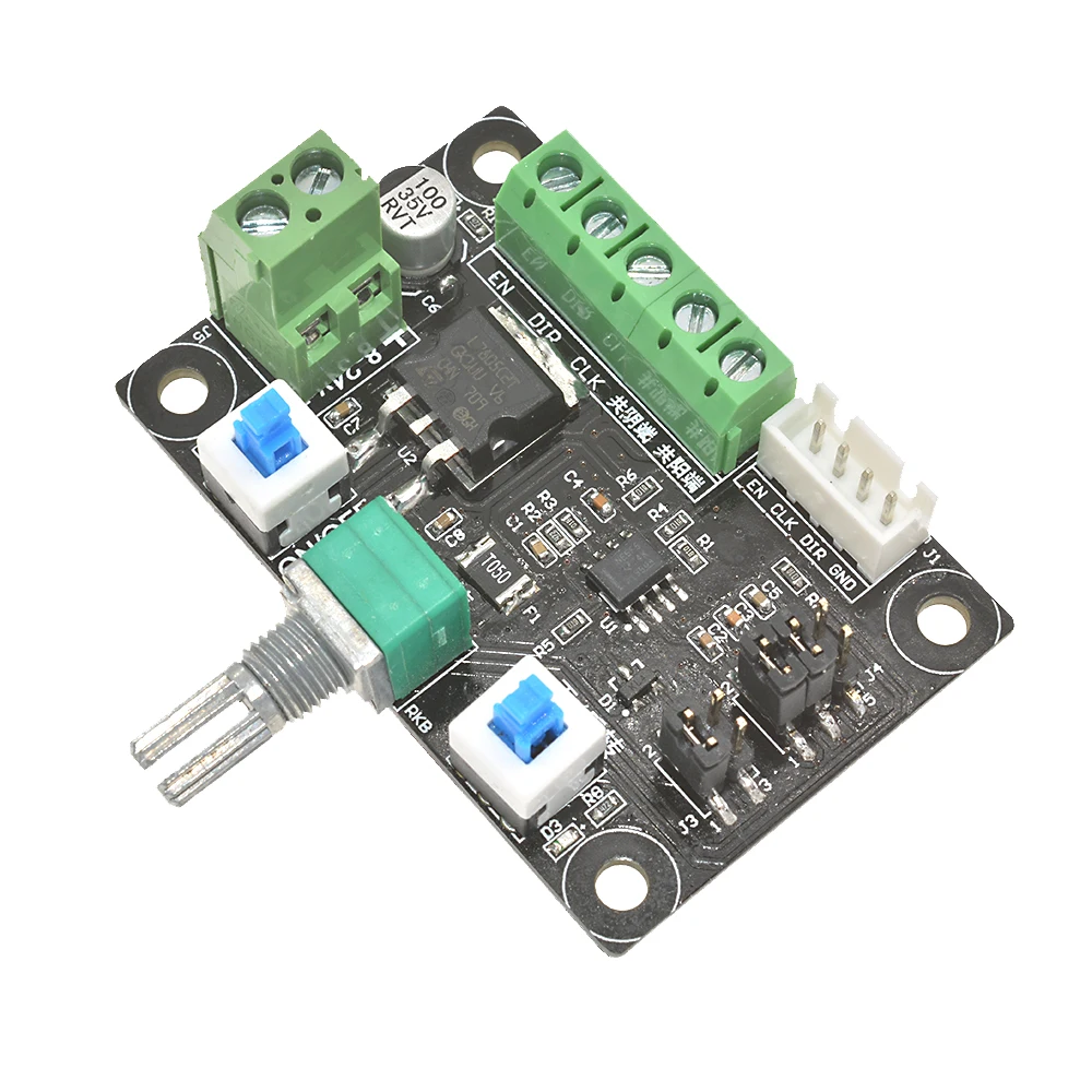 Description Picture 4 of itemDC 12V 24V Stepper Motor Driver Controller Pulse Pwm Signal Generator Module Motor Speed Regulator Frequency Control Module