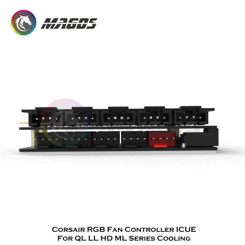 Corsair RGB Fan Controller ICUE Hub For QL LL HD ML Series Cooling Fan ARGB+PWM 2 In 1 5V Led Logo MB AURA SYNC