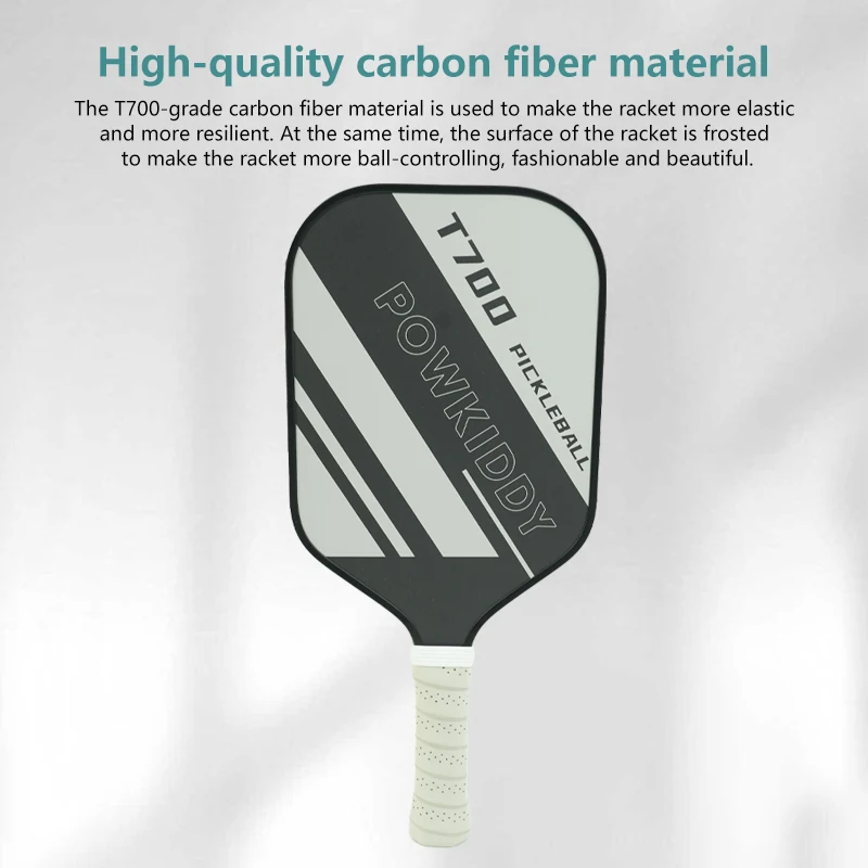 1 piece of T700 Carbon Fiber Frosted Thickened Pickleball Paddle that Meets USA Certification Professional Competition Rackets! pickleball paddle