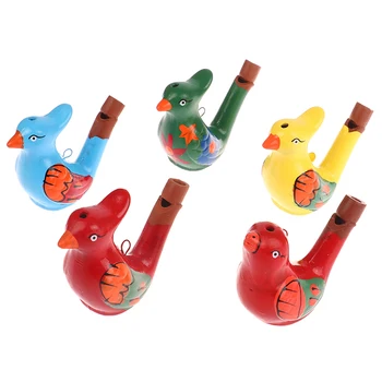 Coloured Drawing Water Bird Whistle for Kid Early Learning Educational Children Toy Musical Instrument Bathtime Musical Toy 1