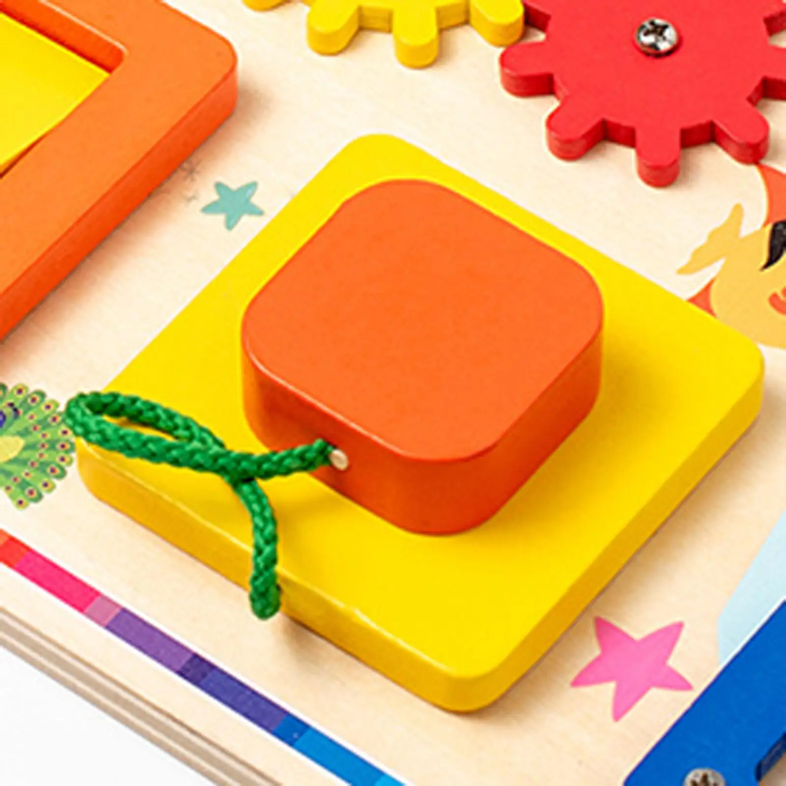 Children Busy Board Fine Motor Development Toy Travel Activity Life Skills Early Learning Toys for Classroom Preschool Kids