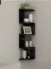 Corner Shelf - 5/2-Tier Corner Floating ShelvesWall Easy Assemble Wall Corner Shelves Bedrooms Living Room Decorations Bookcase 2