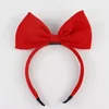 Cute Girls Red Big Bow Headband Snow White Cosplay Props Headwear for Kids Head Hoop Pirncess Headband Hair Aceessories 3