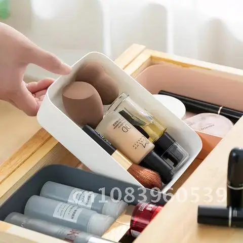 

Cosmetic Organizer Desktop Saves Space Storage Box Jewelry Perfume Debris Cushion Makeup Desktop Dustproof