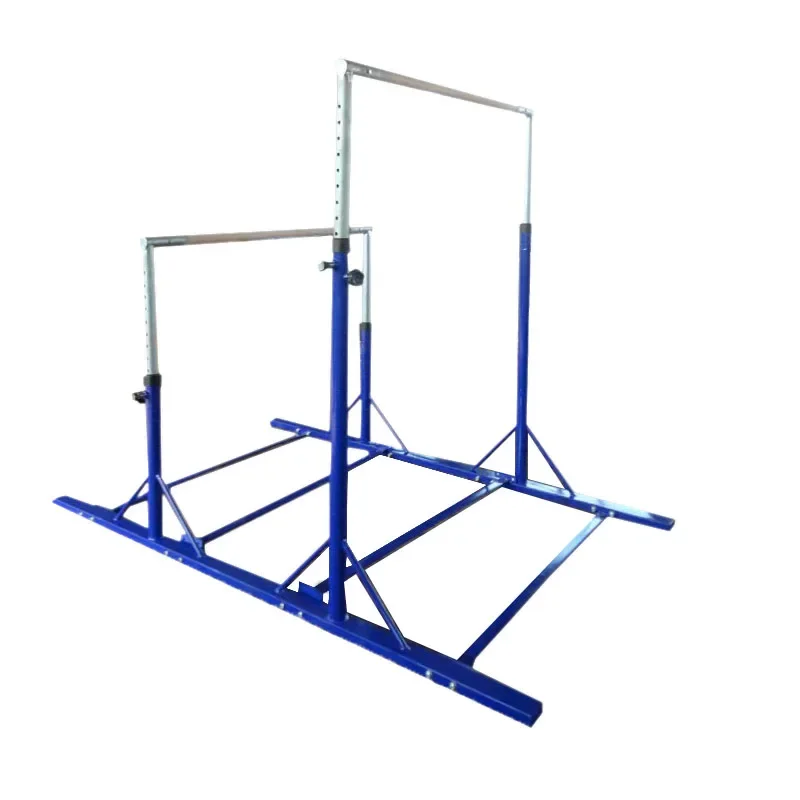 Factory gyms with adjustable height for gymnastics, high and low parallel bars, and low price uneven bars