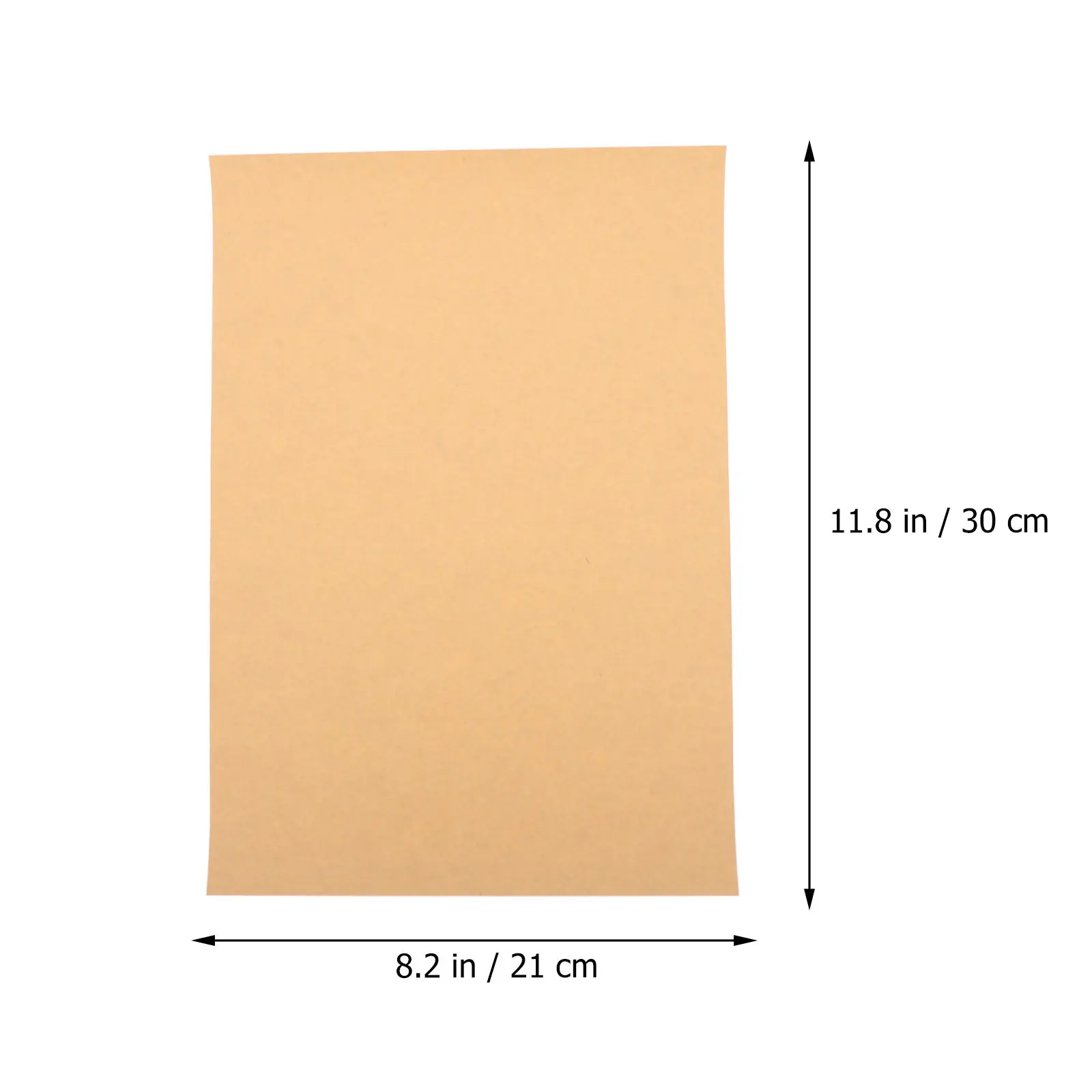 100Pcs A4 크기 사각형 크래프트 드로잉 골판지 DIY 아트 공예 그림 스케치 색칠을위한 고품질 두꺼운 종이