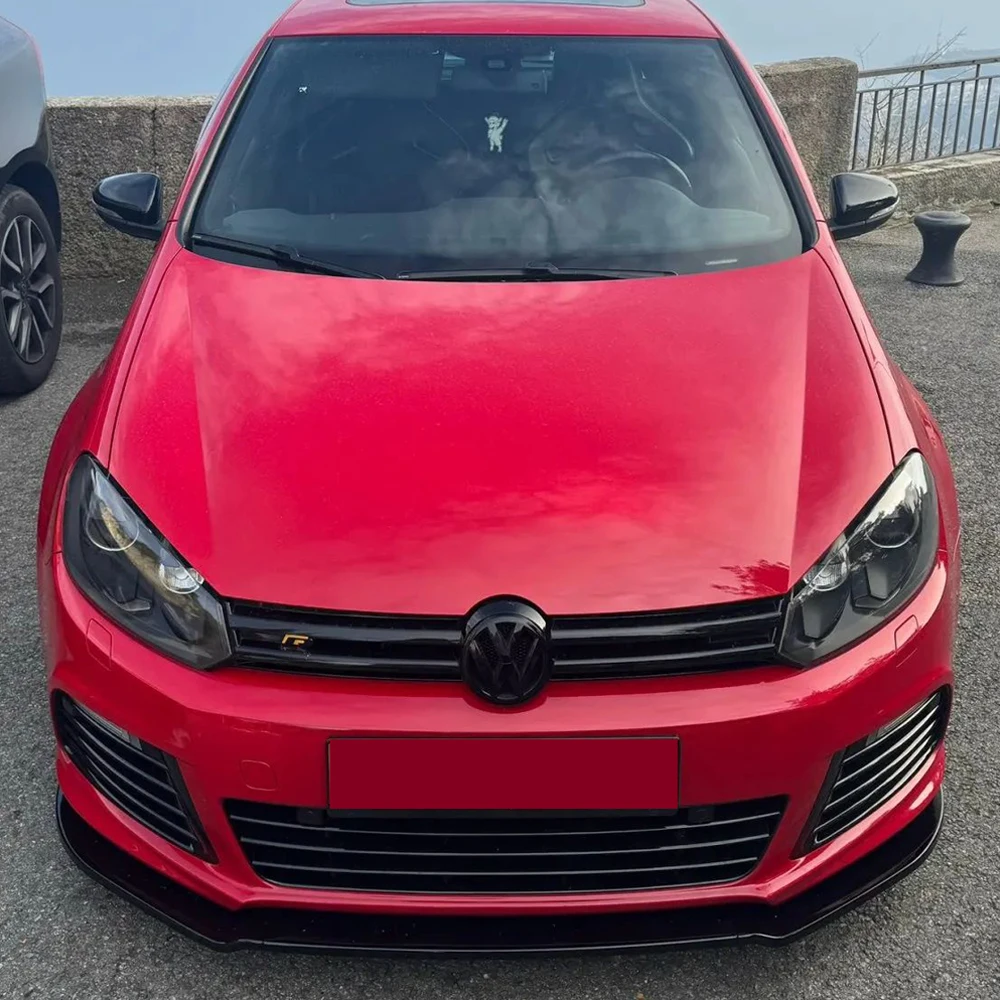 For Volkswagen Golf 6 MK6 R R20 2008-2013 Front Bumper Lip Spoiler Body ...