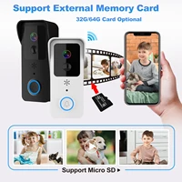 5G 2.4G WiFi Campainha de vídeo 1080P Tuya Smart Outdoor Wireless Intercom Câmera sem fio à prova d'água Ringing Bell - Imagem 4