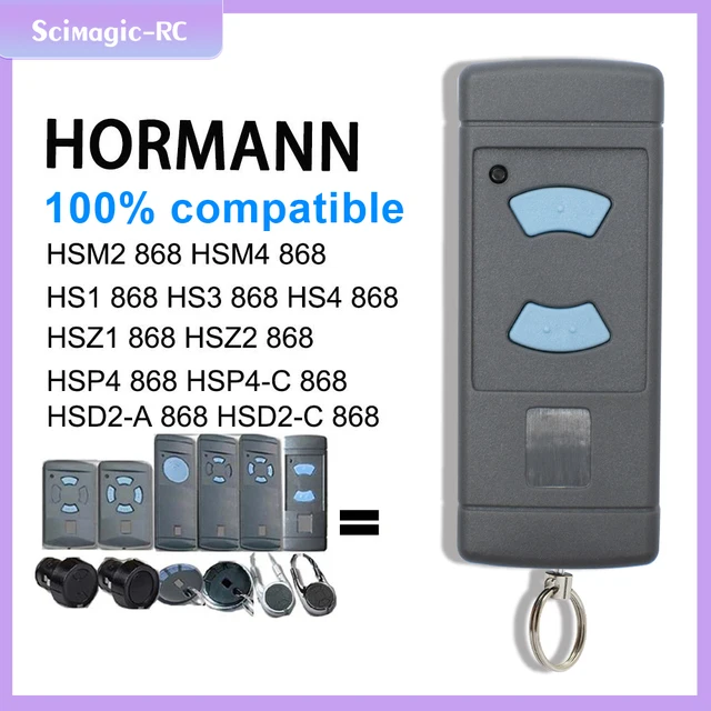 Clone HÖRMANN 868.35mhz Remote Control HSM2 HSM4 HSE2 HSE4 868mhz for Garage Gate Door Hormann HS1 HS2 HS4 Hand Transmitter