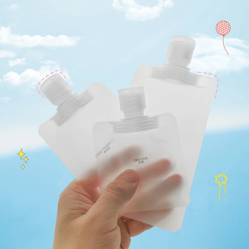 Cosmetic Lotion 10Pcs 30/50/100ML Thickened Travel Subpackage Shower Gel Shampoo Portable Facial Cleanser