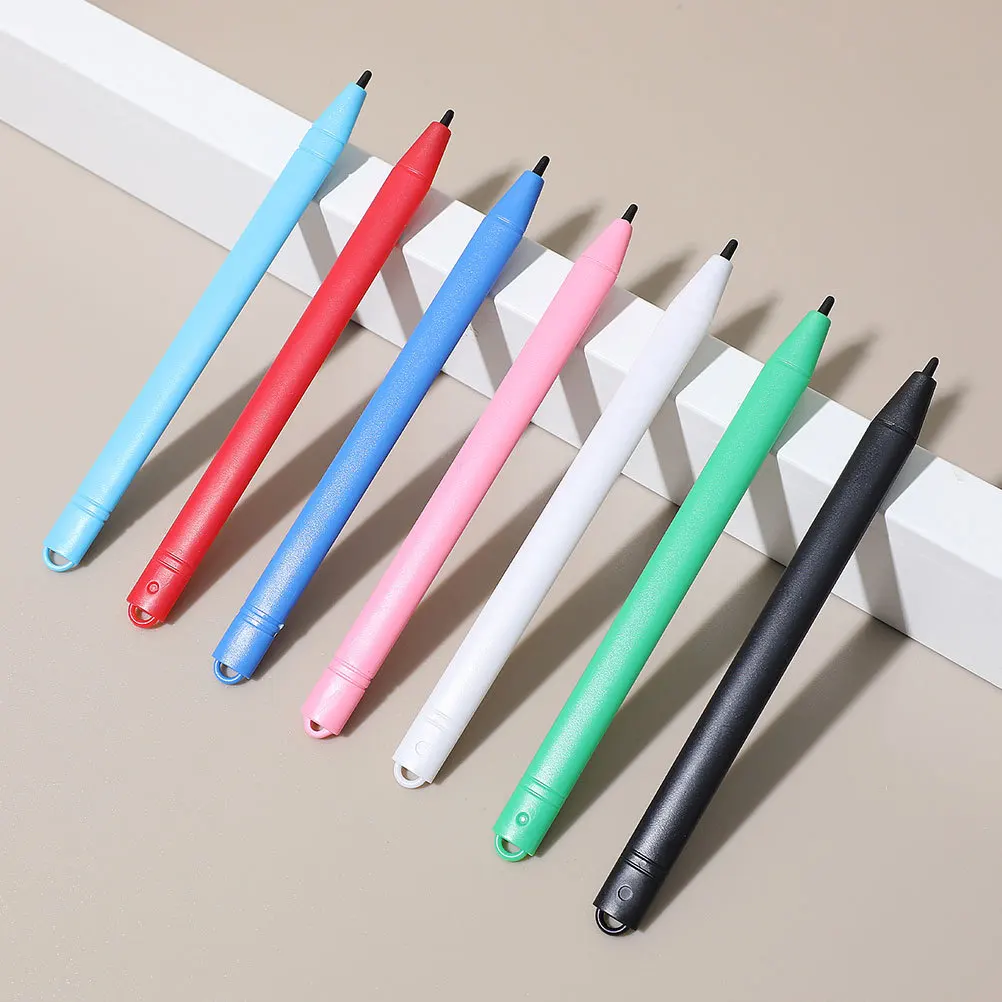 14Pcs 쓰기 태블릿 스타일러스 펜 튼튼한 플라스틱 소재 낙서 보드 스타일러스 펜 어린이를위한 그림 그리기 어휘 필기