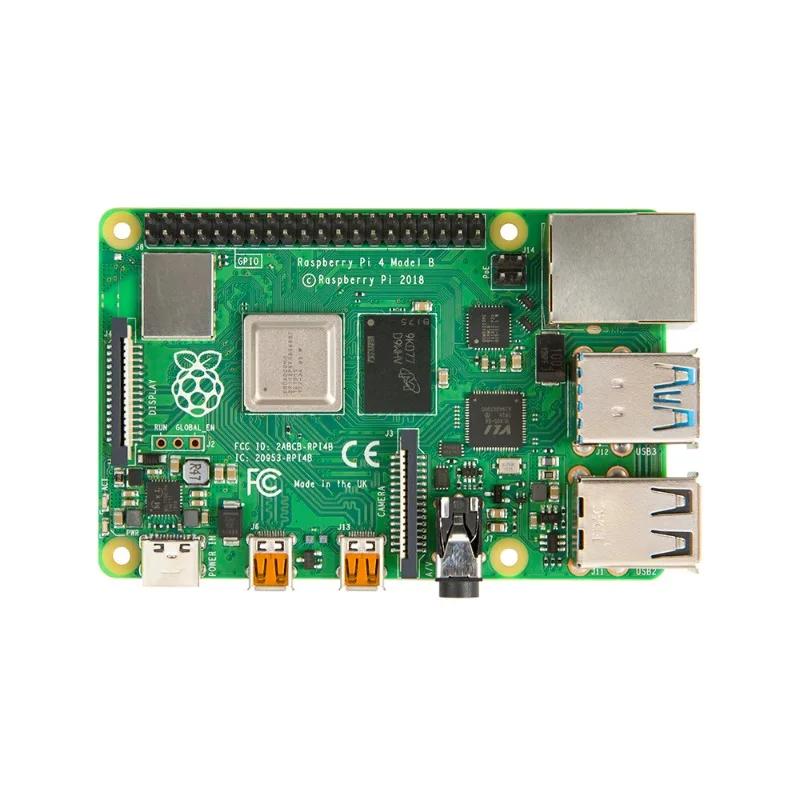

New Product Raspberry Pi 4 Model B Original 1GB/2GB/4GB DDR4 1.5Ghz BCM2711B0 Wireless with WiFi
