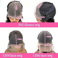 Perruques de cheveux humains lisses de 40 pouces, type Hunan, avec dentelle frontale transparente HD sans colle 13x4 13x6 et dentelle frontale 5x5 5
