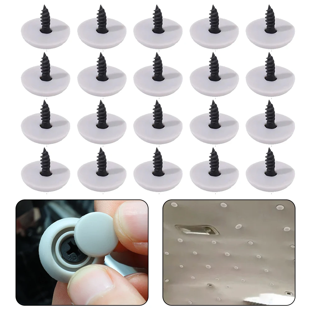 

20Pcs Universal Car Roof Liner Ceiling Kit Repair Buckle Sagging Headliner Pins Rivet Snap Auto Fastener Interior Accessories