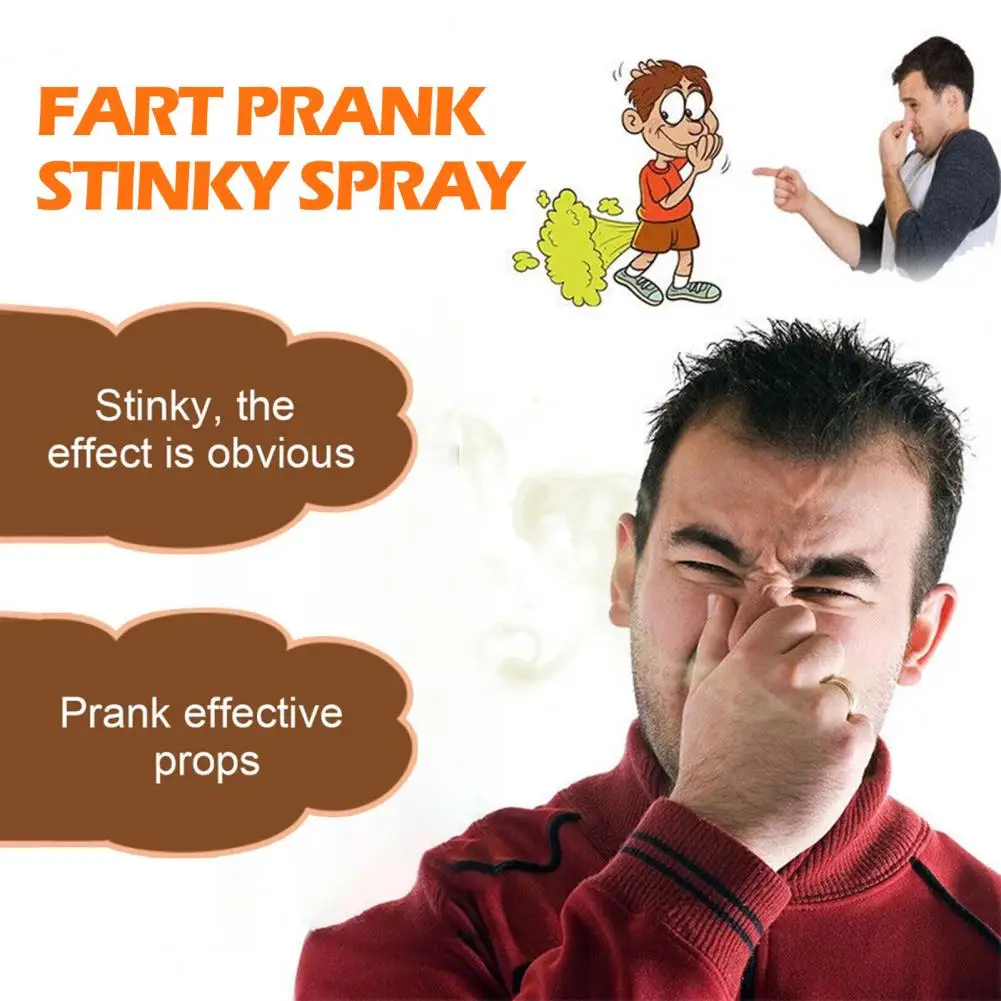 Super Stinky Liquid Spoof Fart Spray Terrible Long Lasting Smell Halloween Prank Toy Funny Smelly Fart Joke Family Entertainment