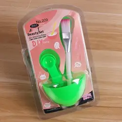 DIY Face Mask Making Kit: Mixing Bowl and Six - Piece Brush Set (A5)