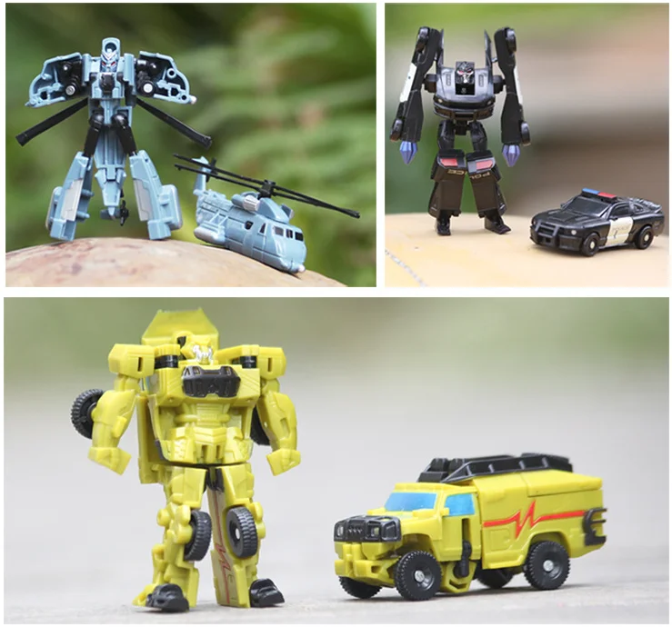 ミニ変換ロボットキットおもちゃモデル 2 で 1 変形車のおもちゃ