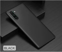 Ultra Thin Soft Matte Case - Sleek Back Cover for samsung note 20 (Black)