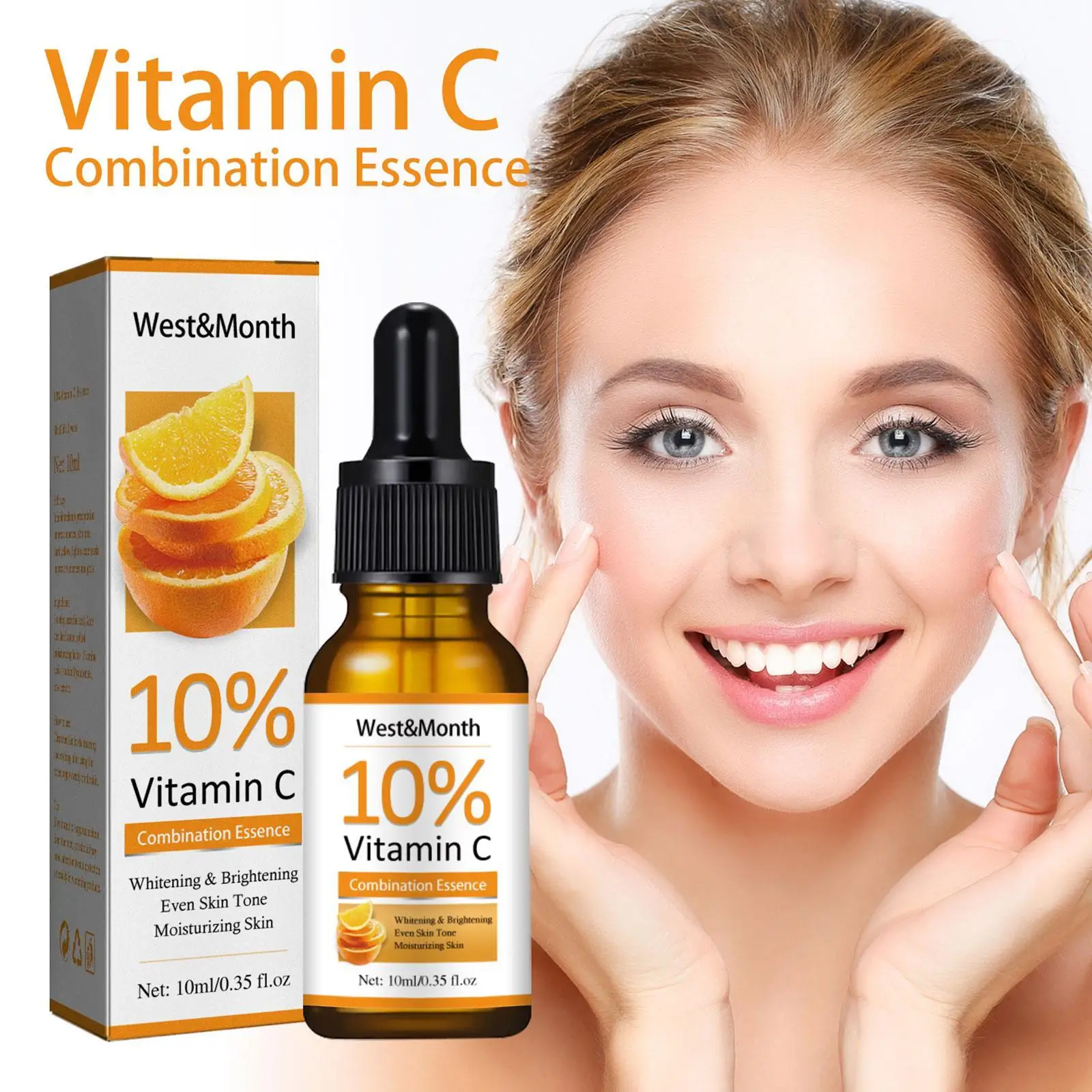 10mlVitaminCSerumforFaceWhiteningFacialSerumHyaluronicAcid
