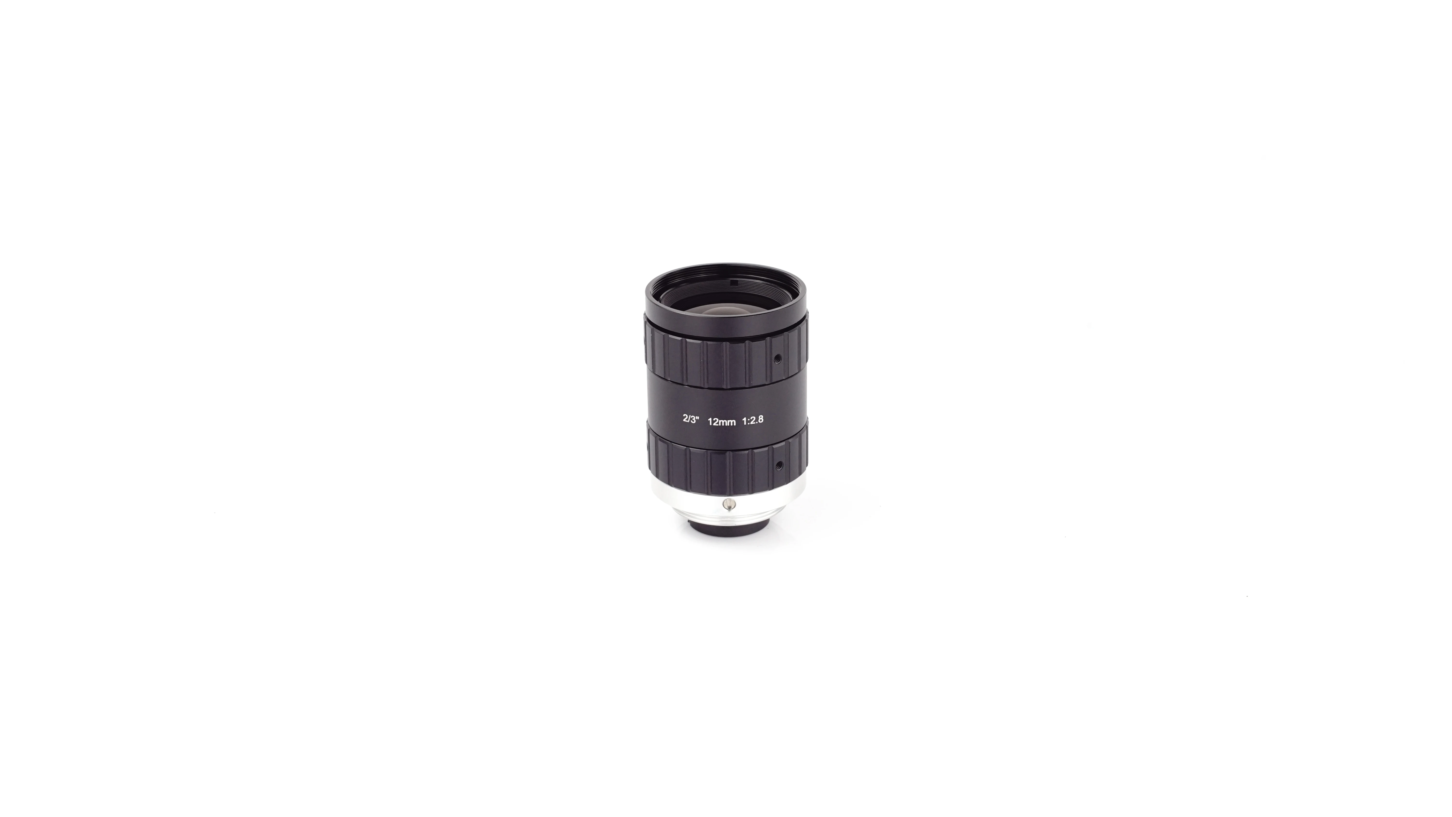 2/3인치 5MP 12mm FA 렌즈 ITS 렌즈 초고해상도 렌즈 C-마운트 다층 코팅 높은 투과율 컴팩트한 구조