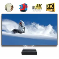2025 HOT ALR PET Crystal Fixed Frame Projection Screen CLR UST Ambient Light Reject for Ultra Short Throw Projector 130 Inch Max