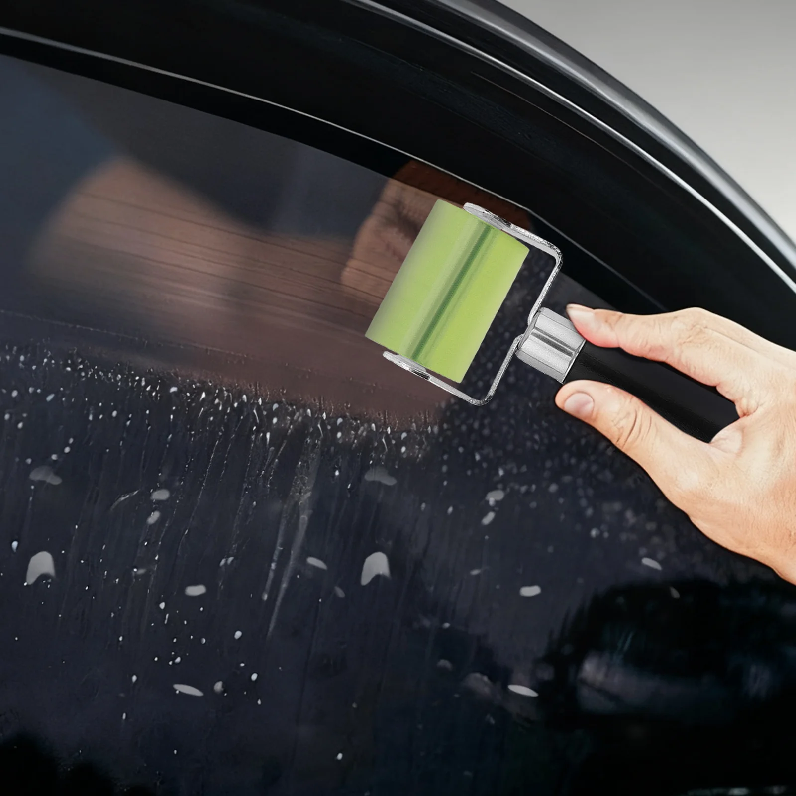 DIY 벽지 데칼 자동차 랩핑 키트 (자동차 스티커 창문 색칠용) + 플라스틱 블레이드 10개, 필 앤 페이스트 롤러, 스크레이퍼 도구