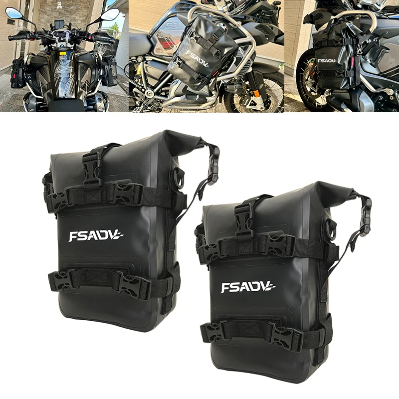 Motorzadeltas Motorfiets Frame Crash Bars Waterdichte Tas Bumper Motorzadeltas Motorfiets Frame Crash Bars Waterdichte Tas Bumper