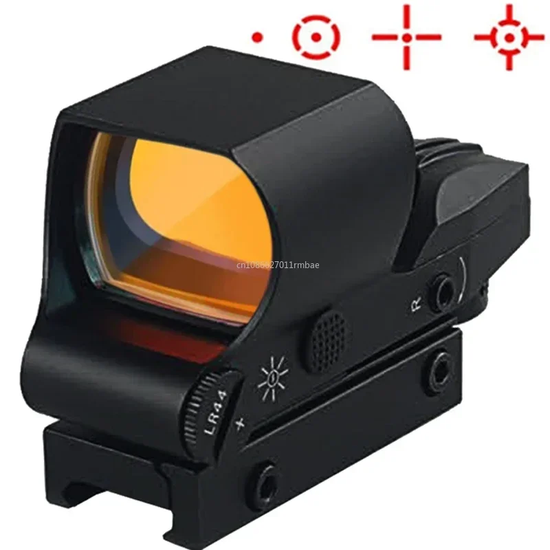 Red Dot Sight Hd101AJ Red Dot Sight HD101 Collimator Rifle Red Green Dot Reflex Sight Scope Fit 20mm Weaver Rail for Airsoft Hunting Rifle