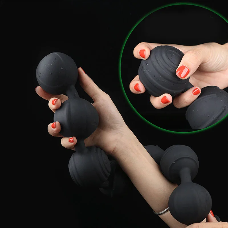 Coda di volpe staccabile, plug anale con perline, dildo lungo, giocattoli sessuali per donne, uomini e coppie_voghion.com