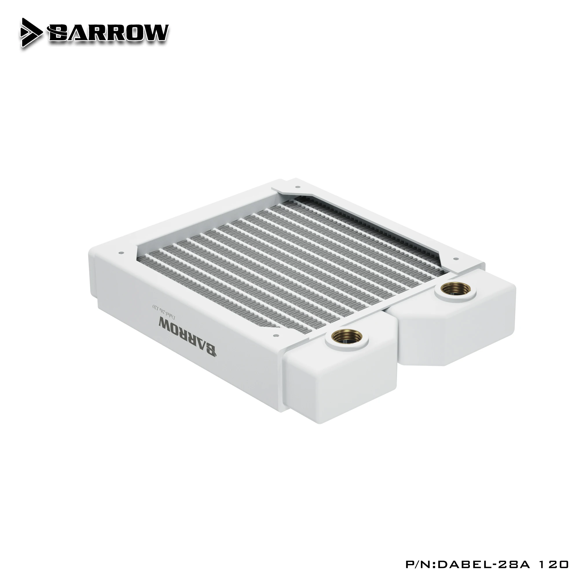 Barrow Radiator 360 28mm厚 white 2セット Barrow Radiator 20mm Thick Copper G1/4