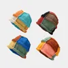 Autumn and Winter Acrylic Patchwork Thicken Knitted Hat Warm Skullies Cap Beanie Hat for Girl and Women 07 2