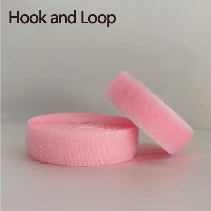 Colorful 20mm Non-Adhesive Hook and Loop Fastener Tape - 10M Nylon Fabric