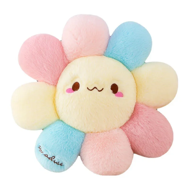 45cm Cute Colorful Round Sunflower Cushion Bedroom,Living Room Office Cushion Birthday Gift Floor Cushion Murakami Pillow 5