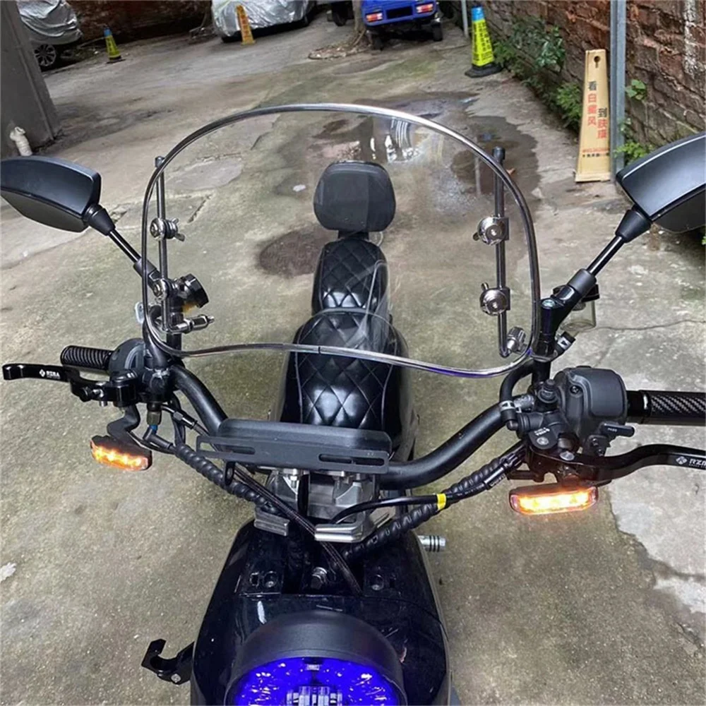 Universal Motorcycle and Scooter Windshield Deflector Screen