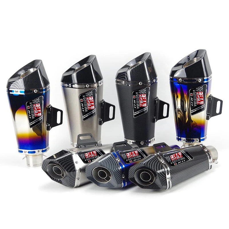 Silenziatore Tubo Di Scarico Moto 51Mm Ingresso Yoshimura R11 Modificato Fuga Moto Universale Per Cbr500Rr Cbr300 Xz6R Fz1 Z750 Ecc