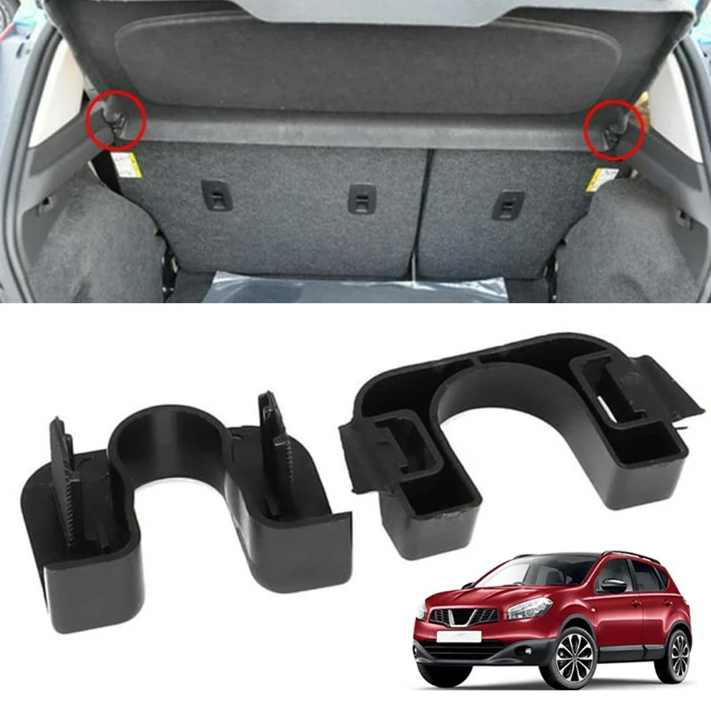 2 Paar 1539663 Hutablage Clip Kompatibel mit Ford Fiesta Mk7 Mk8, Kofferraumabdeckung Halterung für Focus B-Max C-Max C3 DS3 Gepäckbefestigung Hinten