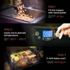 ZPG-450A Wood Pellet Grill & Smoker with PID Controller 8 in 1 BBQ Grill Auto Temperature Control, 450 Sq in Black 5