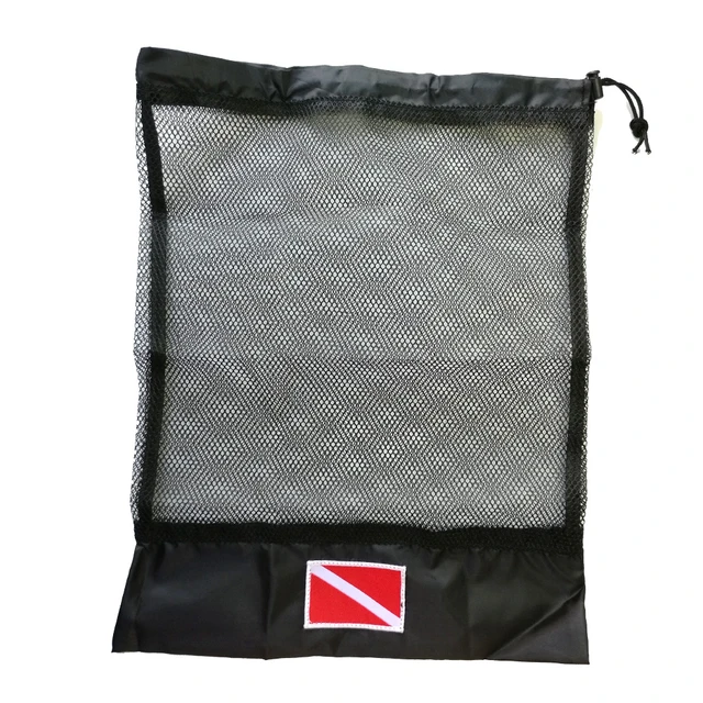 2 Stück strapazierfähige Nylon Netztasche mit Kordelzug zum Schwimmen 11,8  ×