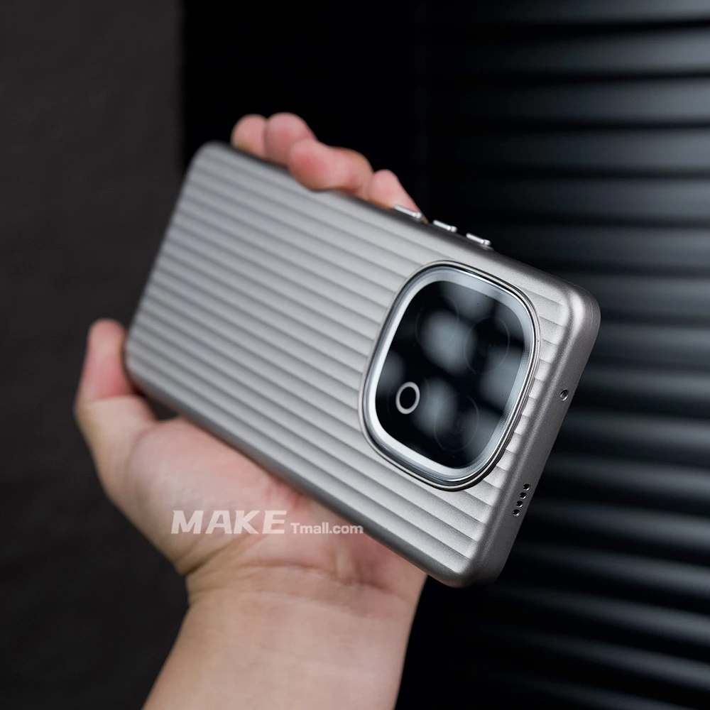 Luxury PC Hard Luggage Stripe Shockproof Bumper Back Cover Case