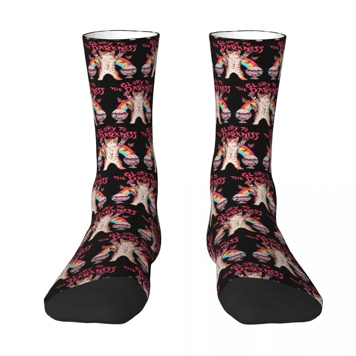 

Glory To The Darkness Socks Harajuku High Quality Stockings All Season Long Socks Accessories for Man's Woman's Birthday Present